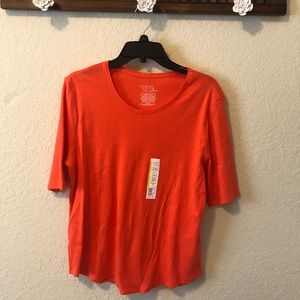 NWT! Orange short sleeved Tee